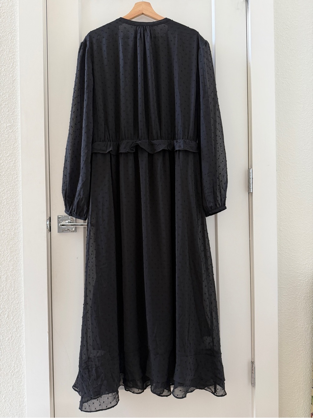 TUCKERNUCK POMANDER PLACE Black Textured Dot Selwyn Dress Size XXL NWT - Picture 5 of 9